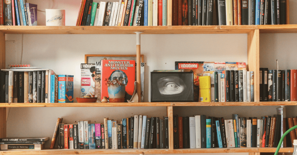 Result of turning a closet into a bookshelf
