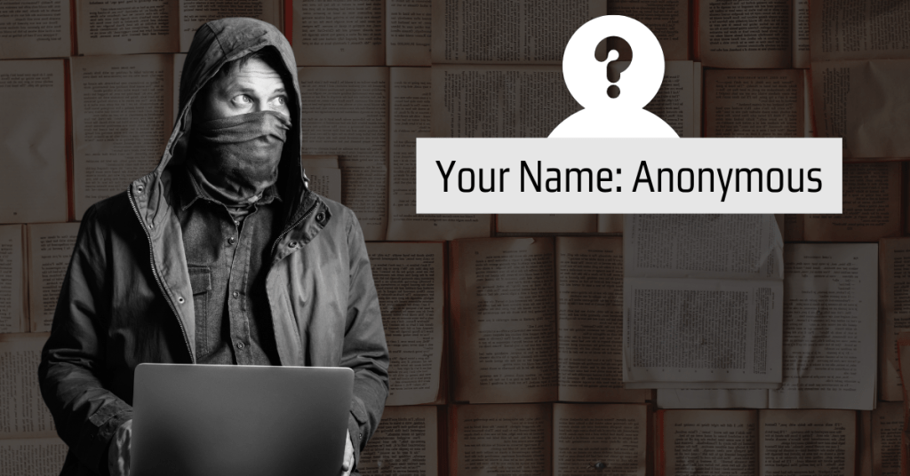 How to Publish a Book Anonymously